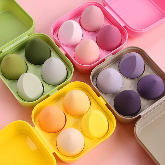 1/4/6 Pcs Make Up Sponge Cosmetic Puff Professional Makeup Sponge Foundation Powder Sponge Makeup Tools Makeup Tools Accessories