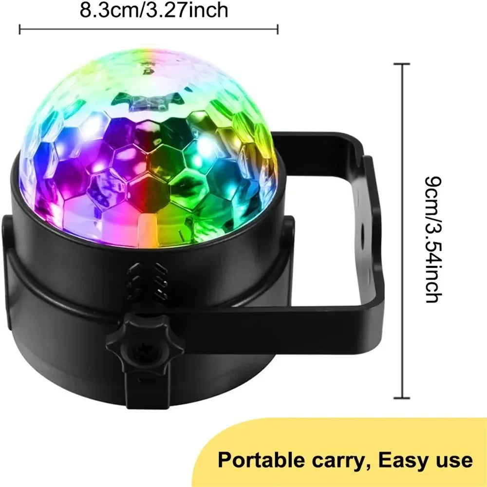 7 Colors Strobe Light Sound Activated Stage